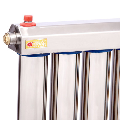 【豪華之星】廠家批發(fā) 家用不銹鋼換熱器 51、76 不銹鋼柱式換熱器 家居采暖換熱器圖片_高清圖_細節(jié)圖-衡水明睿能源設(shè)備 -